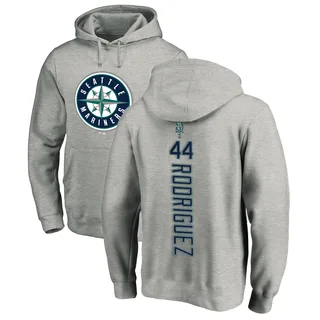 Men's Julio Rodriguez Seattle Mariners Ash Backer Pullover Hoodie