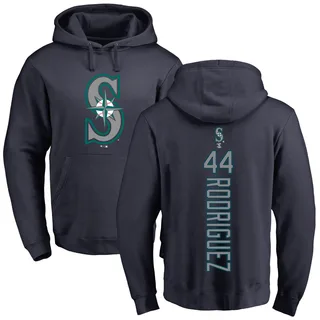 Youth Julio Rodriguez Seattle Mariners Navy Backer Pullover Hoodie